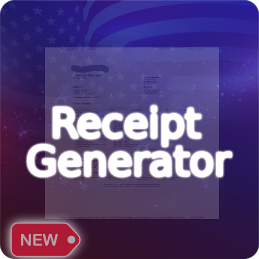 ⭐NEW⭐ Receipt Generator Link