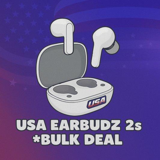 (5 PAIRS) OF USA EARBUDZ Pro 2s *BULK DEAL*